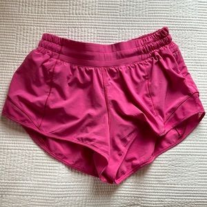 Lululemon Pink Hotty Hot Shorts